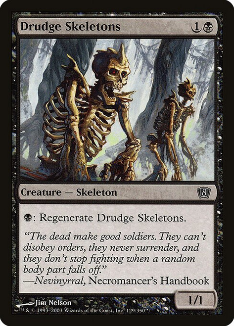 Drudge Skeletons (8ED) (Foil) (#129★)