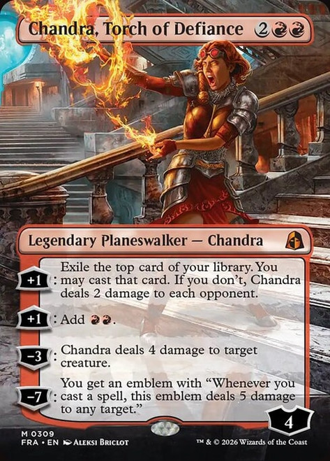 Chandra, Torch of Defiance (FRA) (Borderless) (#309)