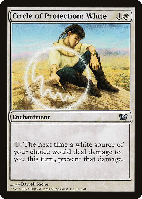 Circle of Protection: White (8ED) (Foil) (#14★)