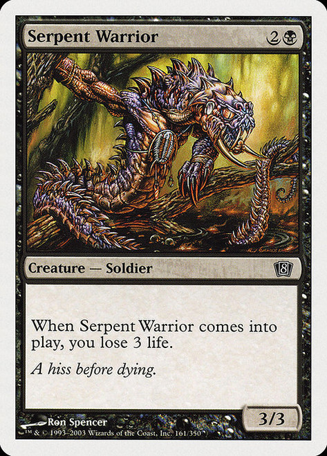 Serpent Warrior (8ED) (#161)