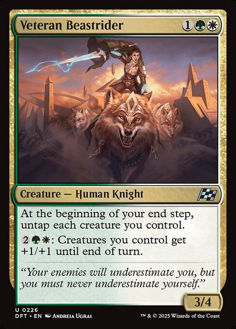 Veteran Beastrider (DFT) (Foil) (#226)