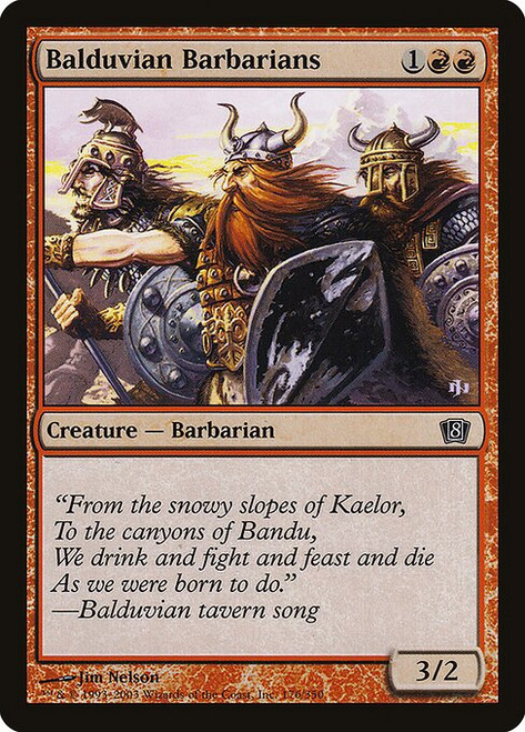 Balduvian Barbarians (8ED) (Foil) (#176★)
