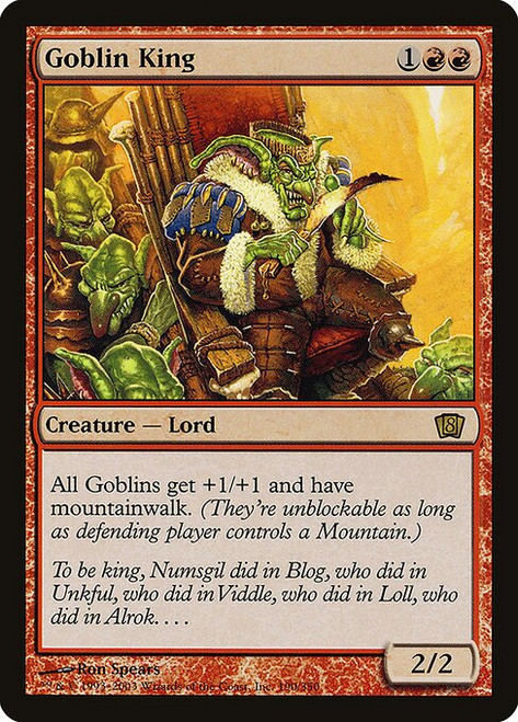 Goblin King (8ED) (Foil) (#190★)