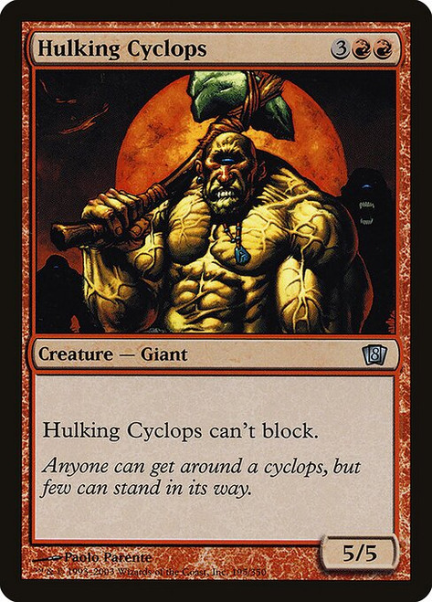 Hulking Cyclops (8ED) (Foil) (#195★)