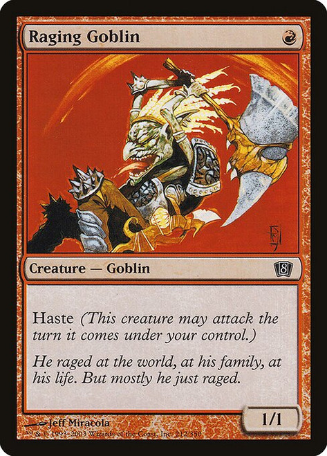 Raging Goblin (8ED) (Foil) (#212★)