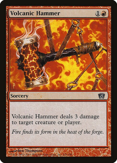 Volcanic Hammer (8ED) (Foil) (#231★)