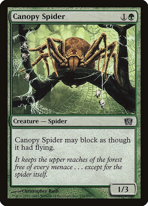 Canopy Spider (8ED) (Foil) (#236★)