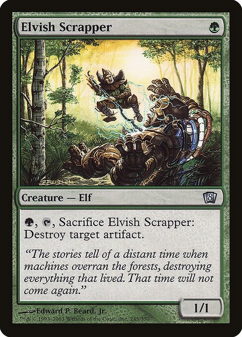Elvish Scrapper (8ED) (Foil) (#245★)