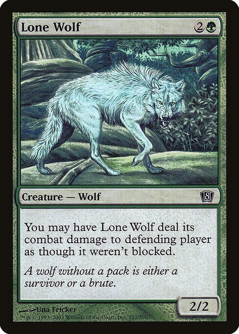 Lone Wolf (8ED) (Foil) (#262★)