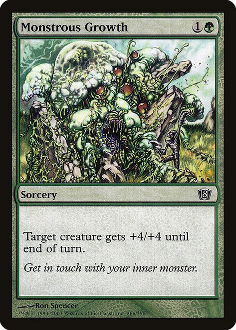 Monstrous Growth (8ED) (Foil) (#266★)