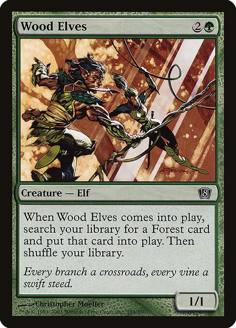 Wood Elves (8ED) (Foil) (#289★)