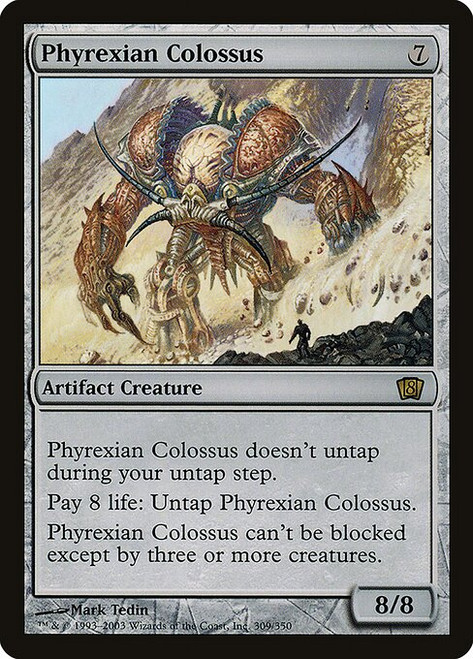 Phyrexian Colossus (8ED) (Foil) (#309★)