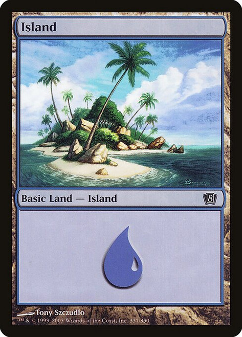 Island (8ED) (Foil) (#337★)
