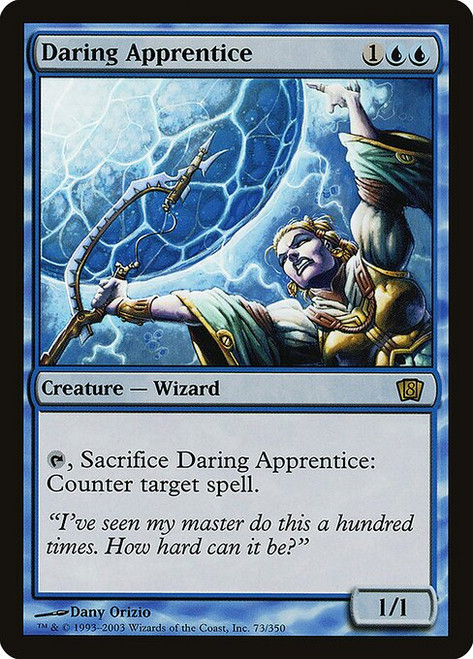 Daring Apprentice (8ED) (Foil) (#73★)