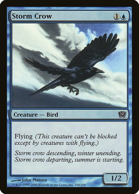Storm Crow (9ED) (Foil) (#100★)