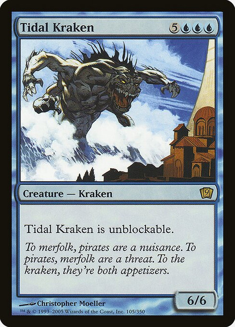 Tidal Kraken (9ED) (Foil) (#105★)