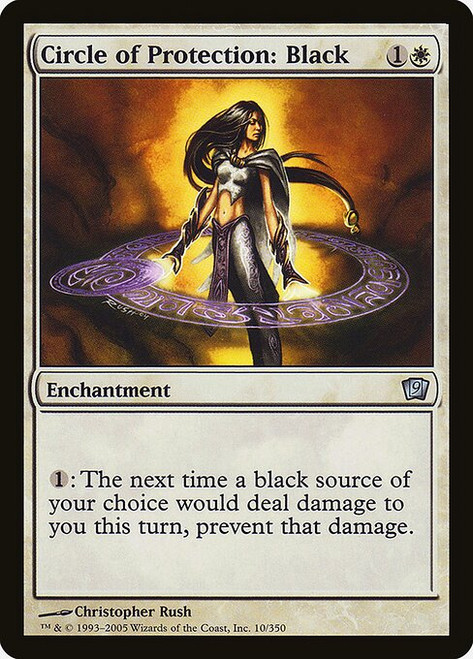Circle of Protection: Black (9ED) (Foil) (#10★)
