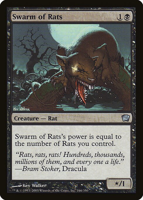 Swarm of Rats (9ED) (Foil) (#166★)