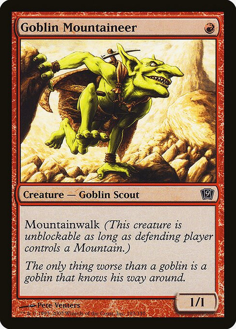 Goblin Mountaineer (9ED) (Foil) (#193★)