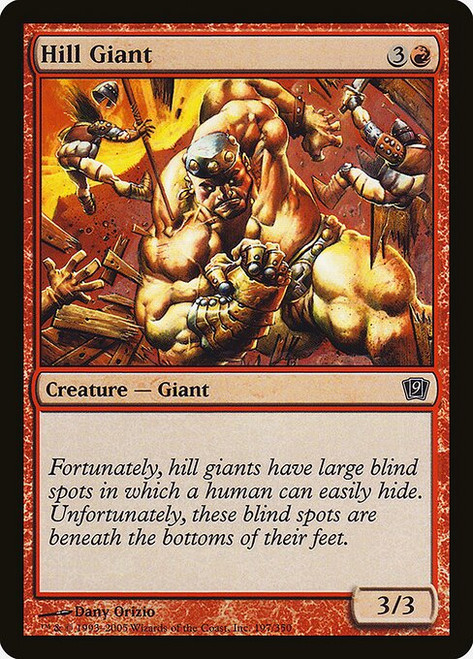 Hill Giant (9ED) (Foil) (#197★)