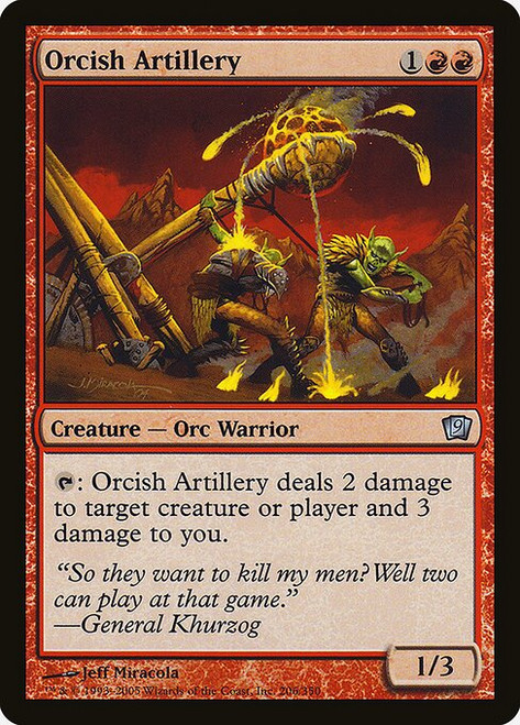 Orcish Artillery (9ED) (Foil) (#206★)