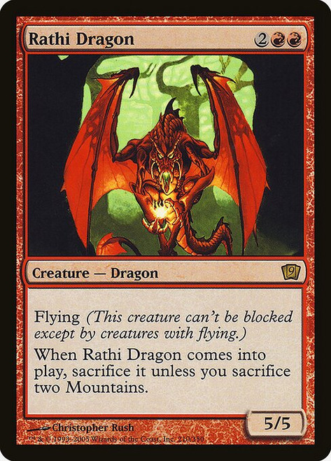Rathi Dragon (9ED) (Foil) (#210★)