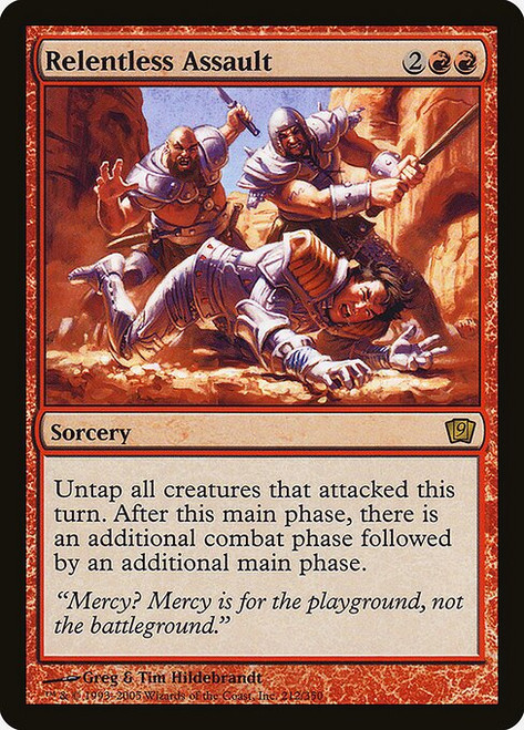 Relentless Assault (9ED) (Foil) (#212★)