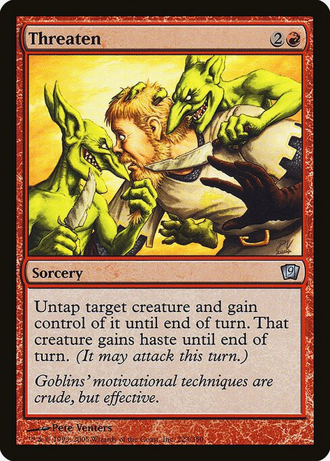 Threaten (9ED) (Foil) (#223★)