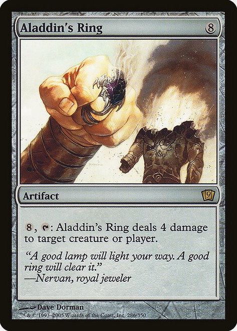 Aladdin's Ring (9ED) (Foil) (#286★)