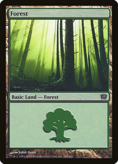 Forest (9ED) (Foil) (#348★)