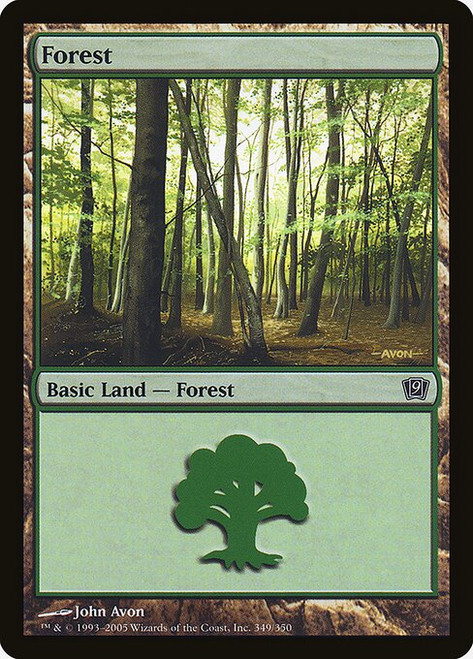 Forest (9ED) (Foil) (#349★)