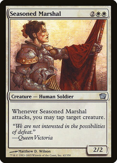 Seasoned Marshal (9ED) (Foil) (#42★)