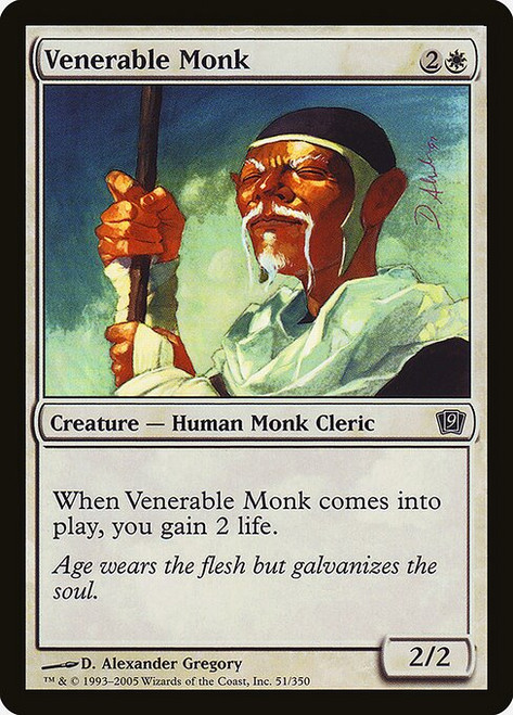 Venerable Monk (9ED) (Foil) (#51★)