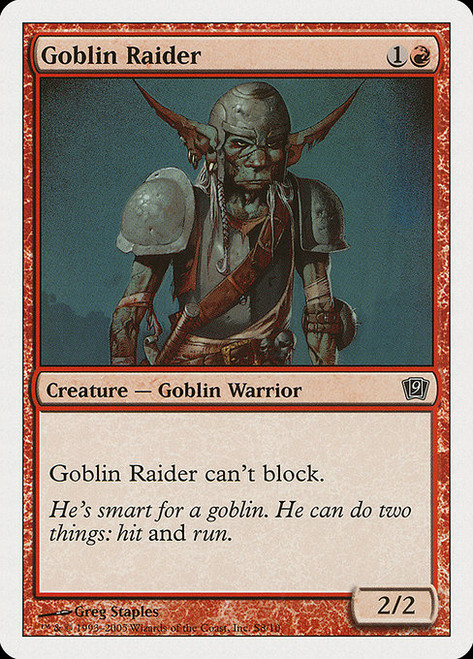 Goblin Raider (9ED) (#S8)