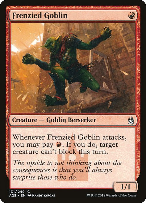 Frenzied Goblin (A25) (Foil) (#131)