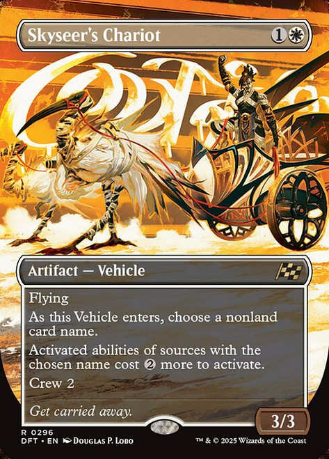Skyseer's Chariot (DFT) (Foil) (Borderless) (#296)