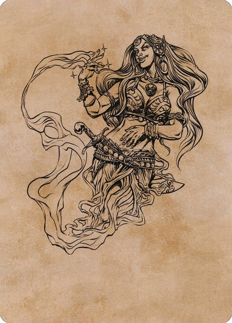 Djinni Windseer // Djinni Windseer (AAFR) (Foil) (Borderless) (#74)