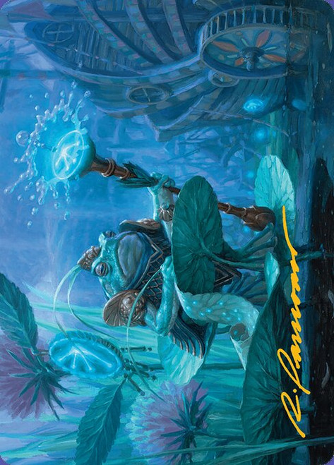 Dour Port-Mage // Dour Port-Mage (ABLB) (Borderless) (#5)