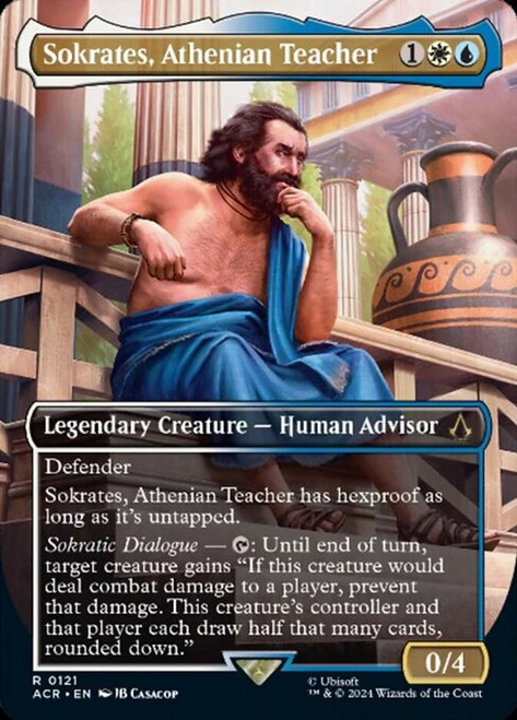 Sokrates, Athenian Teacher (ACR) (Borderless) (#121)