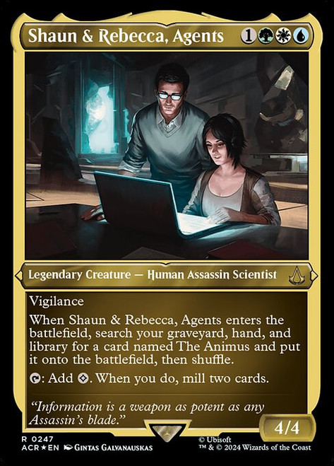 Shaun & Rebecca, Agents (ACR) (FoilEtched) (#247)