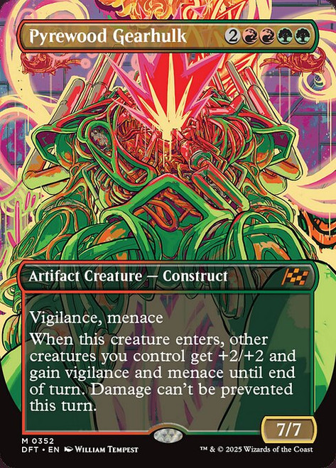 Pyrewood Gearhulk (DFT) (Borderless) (#352)