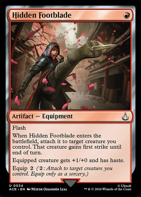 Hidden Footblade (ACR) (Foil) (#34)
