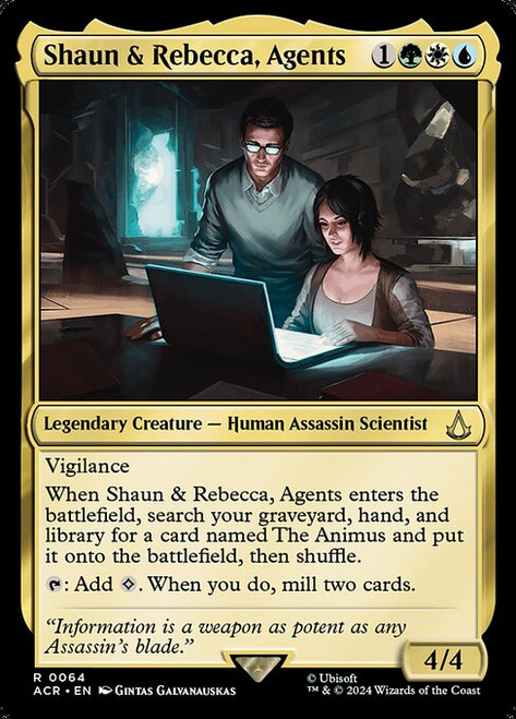 Shaun & Rebecca, Agents (ACR) (Foil) (#64)