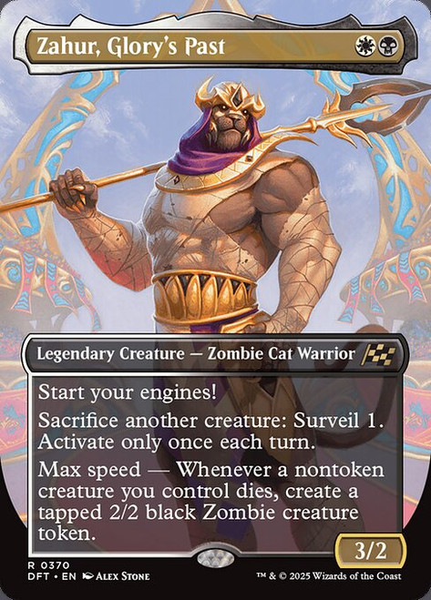 Zahur, Glory's Past (DFT) (Foil) (Borderless) (#370)