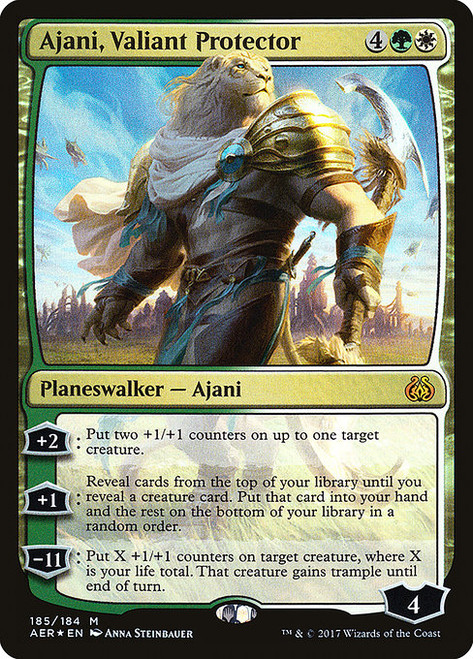 Ajani, Valiant Protector (AER) (Foil) (#185)