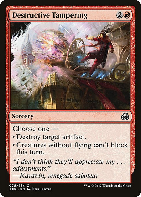 Destructive Tampering (AER) (Foil) (#78)