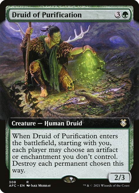 Druid of Purification (AFC) (Extended Art) (#308)