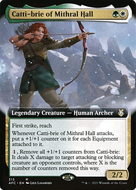 Catti-brie of Mithral Hall (AFC) (Extended Art) (#313)