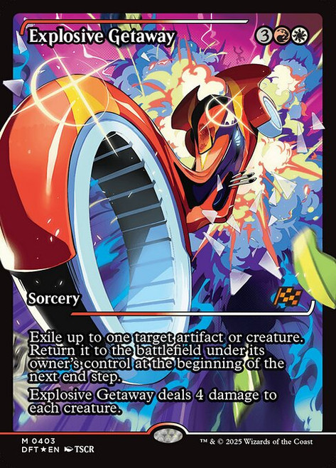 Explosive Getaway (DFT) (Foil) (Full Art) (#403)