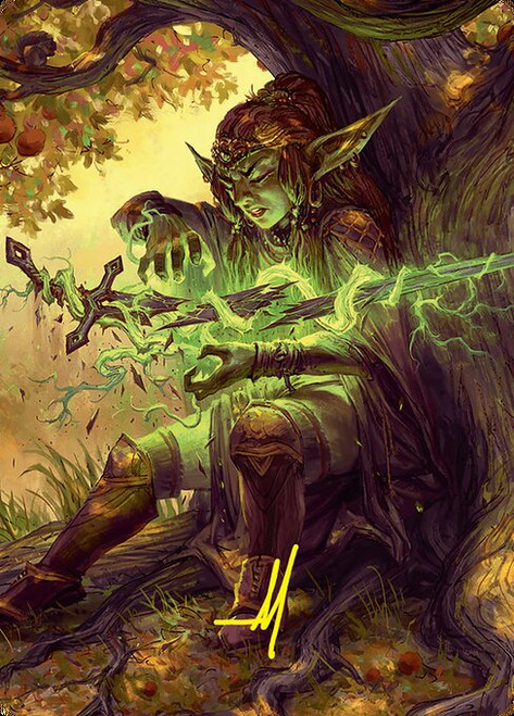 Reclamation Sage // Reclamation Sage (AFDN) (Foil) (Borderless) (#45)